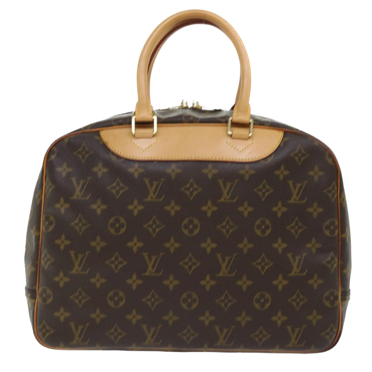 LOUIS VUITTON Monogram Deauville Hand Bag M47270 LV Auth 52988