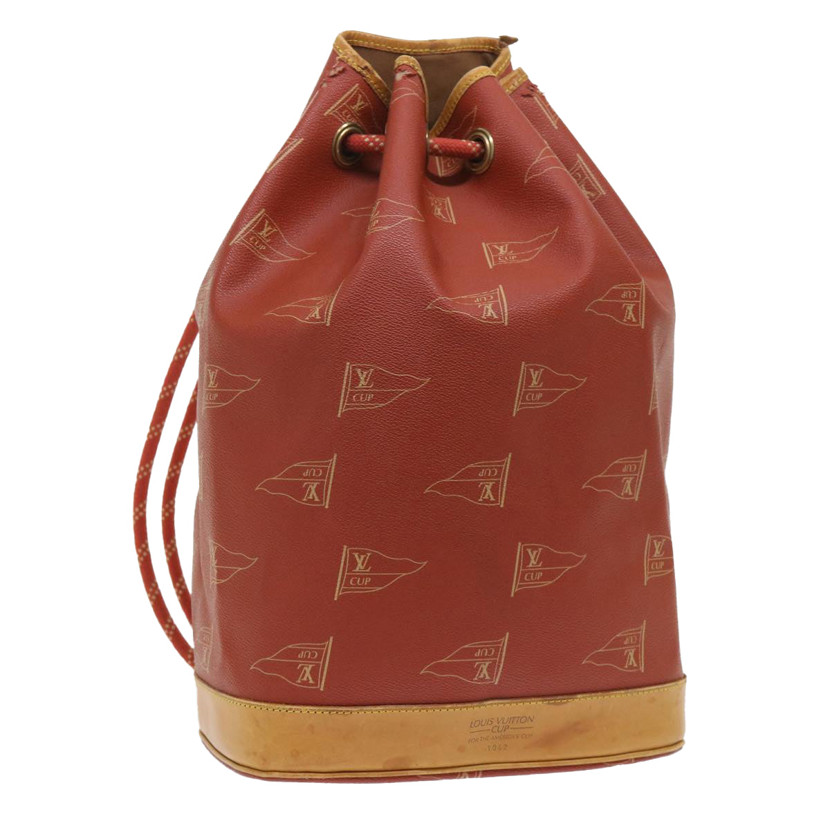 LOUIS VUITTON LV CUP Saint Tropez Shoulder Bag Red M80026 LV Auth 53000