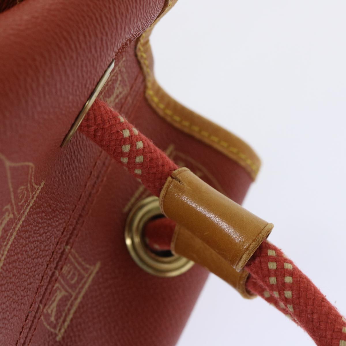 LOUIS VUITTON LV CUP Saint Tropez Shoulder Bag Red M80026 LV Auth 53000