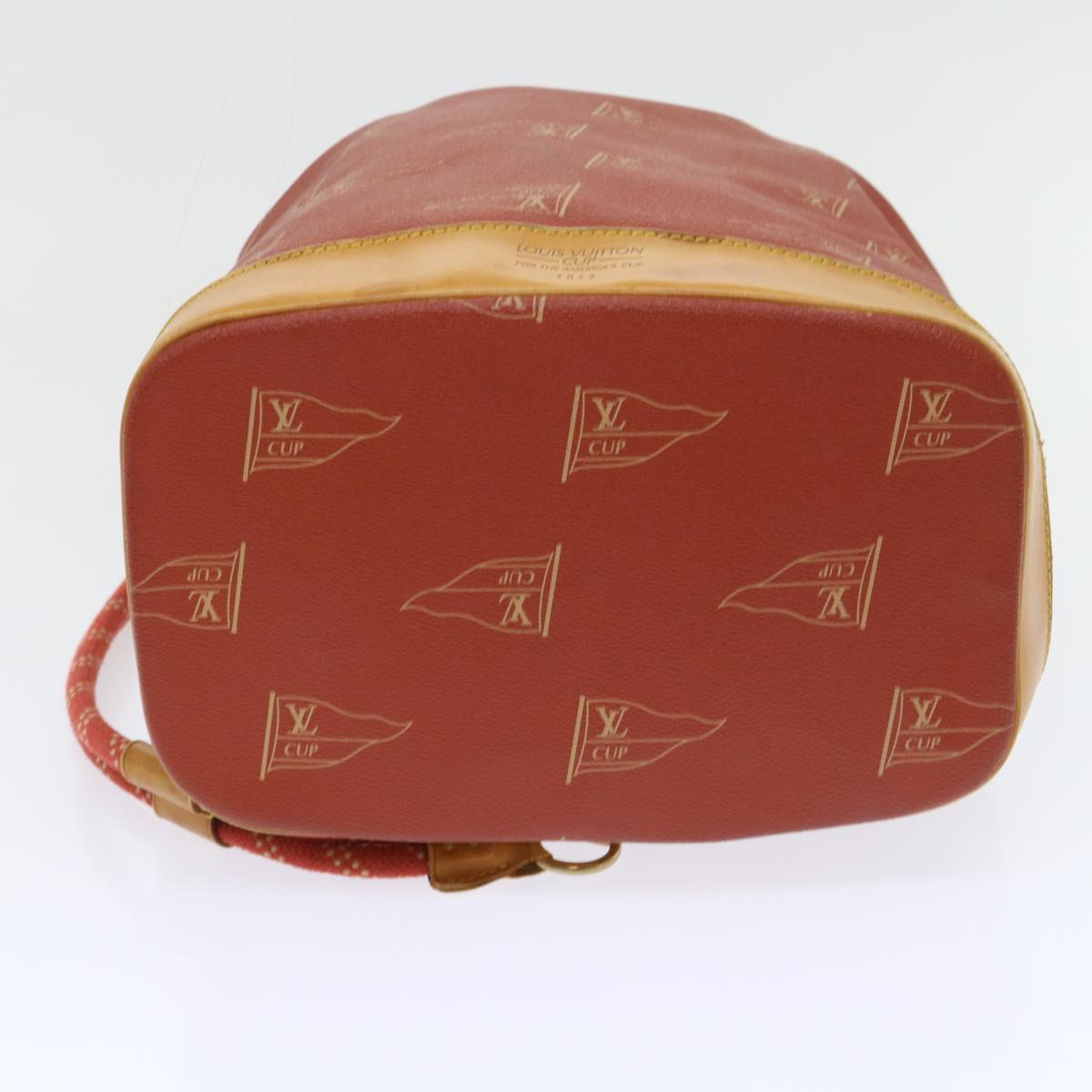 LOUIS VUITTON LV CUP Saint Tropez Shoulder Bag Red M80026 LV Auth 53000