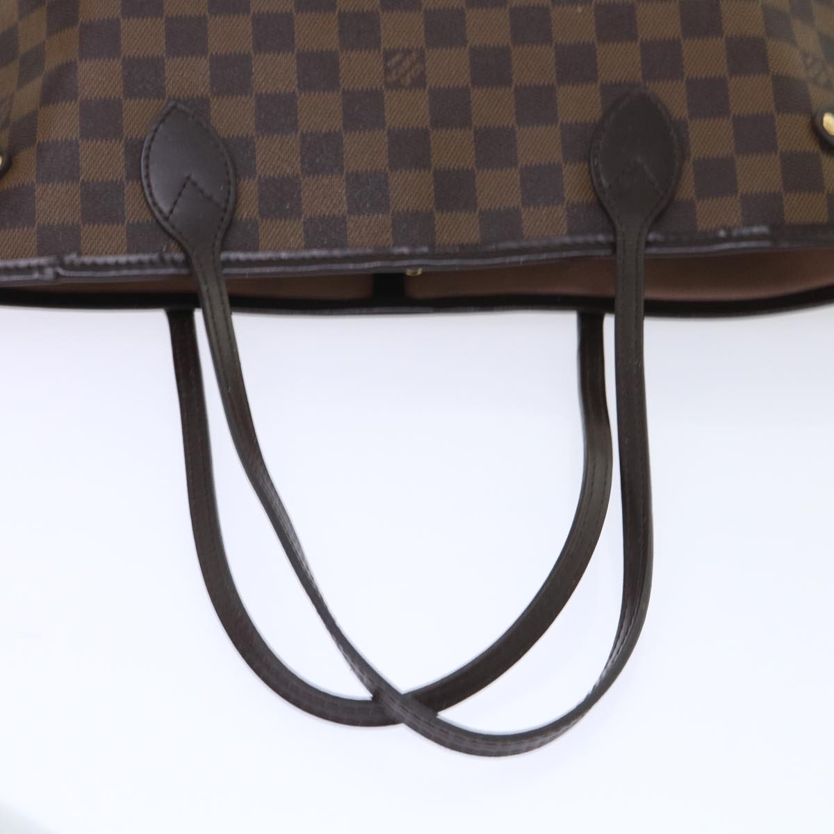 LOUIS VUITTON Damier Ebene Neverfull MM Tote Bag N51105 LV Auth 53002