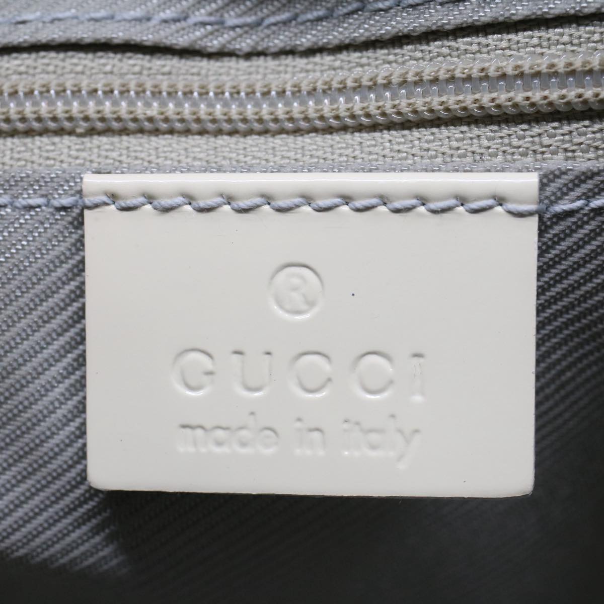 GUCCI GG Canvas Shoulder Bag Light Blue 001 4158 Auth 53005