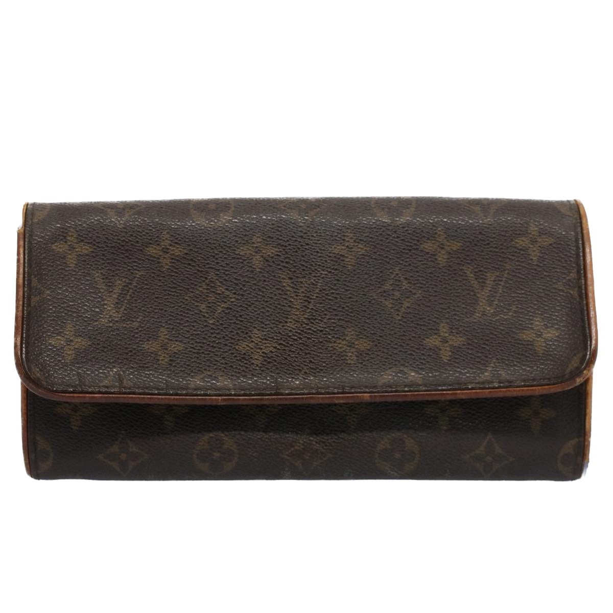 LOUIS VUITTON Monogram Pochette Twin GM Shoulder Bag M51852 LV Auth 53034