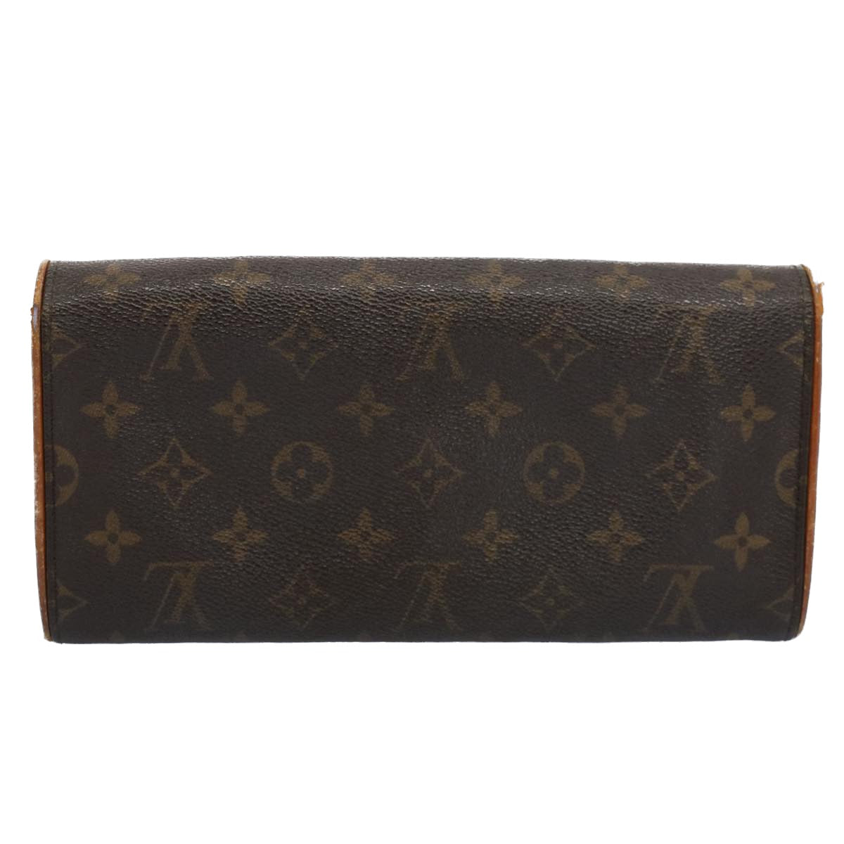 LOUIS VUITTON Monogram Pochette Twin GM Shoulder Bag M51852 LV Auth 53034