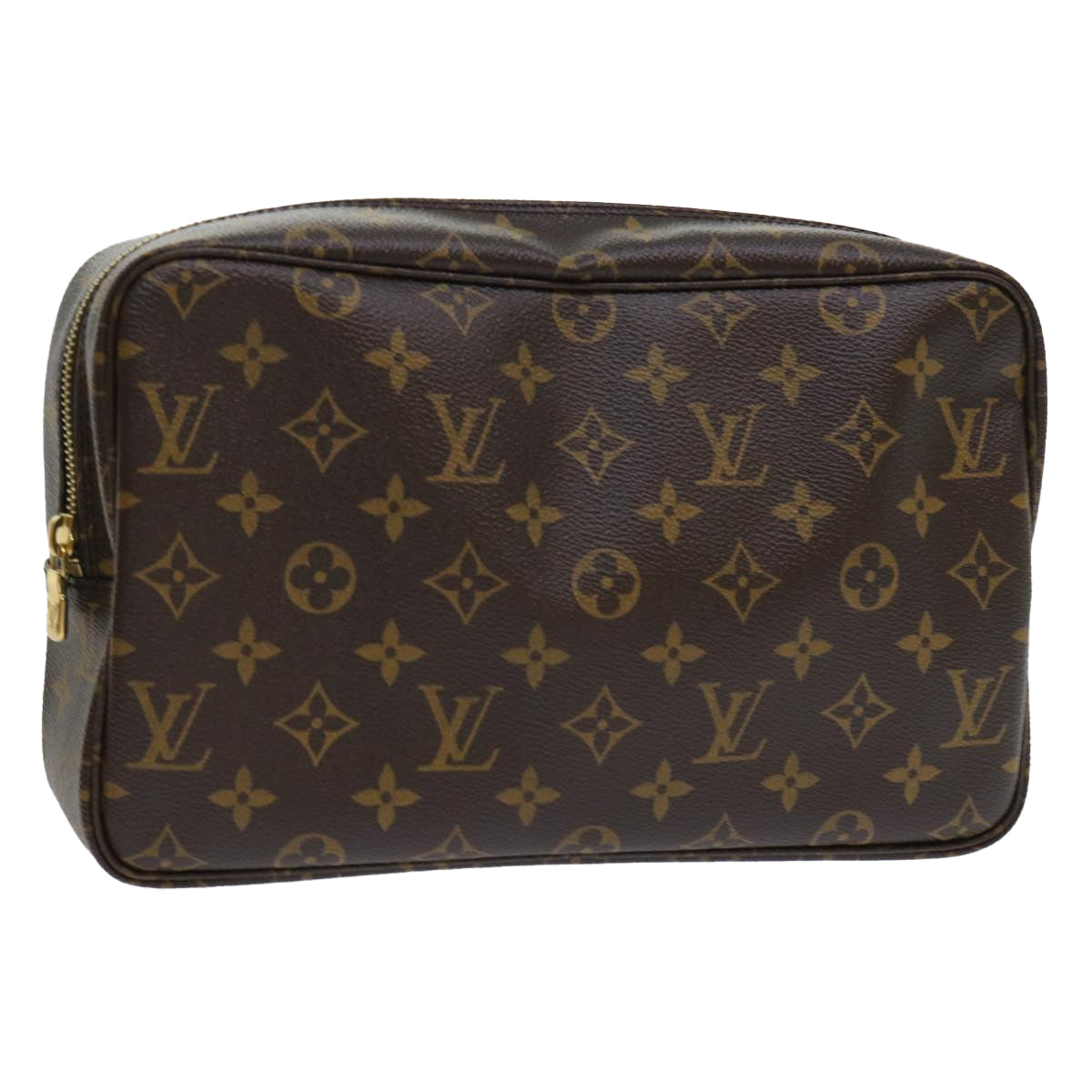 LOUIS VUITTON Monogram Trousse Toilette 28 Clutch Bag M47522 LV Auth 53041A