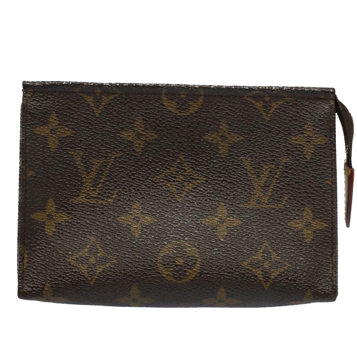 LOUIS VUITTON Monogram Poche Toilette 15 Pouch M47546 LV Auth 53048