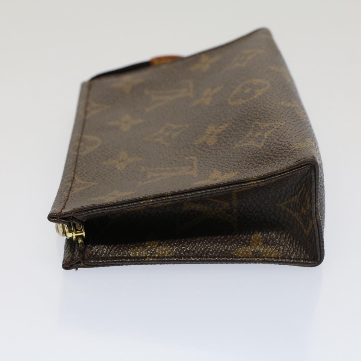 LOUIS VUITTON Monogram Poche Toilette 15 Pouch M47546 LV Auth 53048