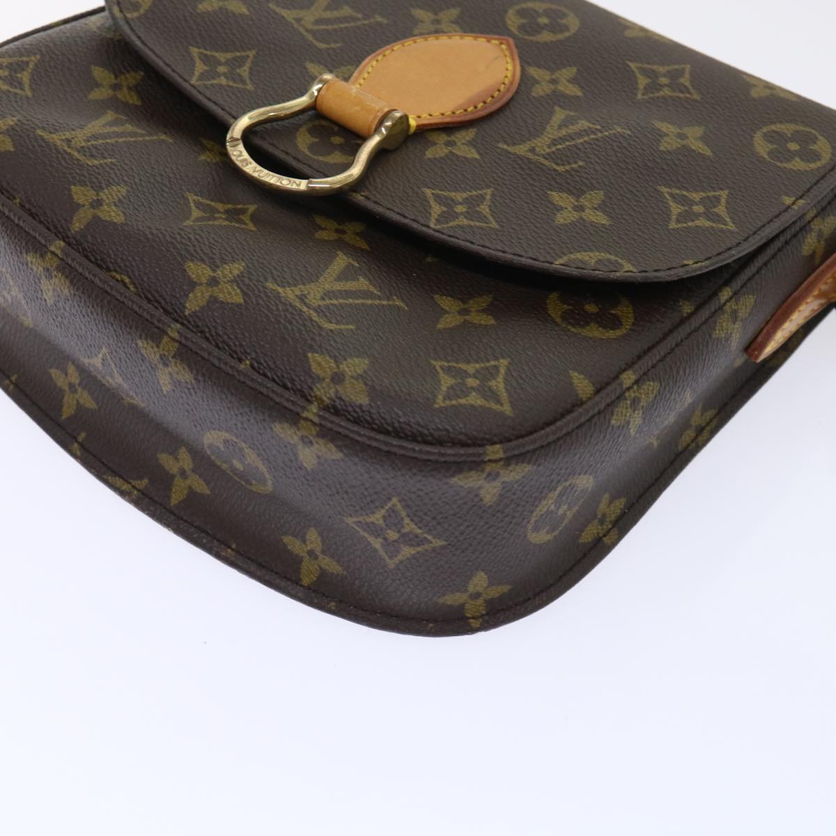 LOUIS VUITTON Monogram Saint Cloud MM Shoulder Bag M51243 LV Auth 53056