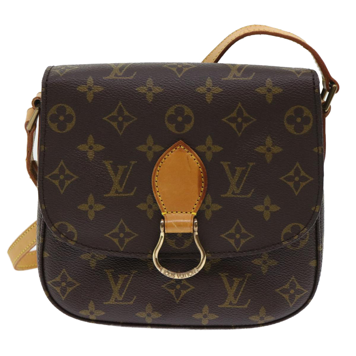 LOUIS VUITTON Monogram Saint Cloud MM Shoulder Bag M51243 LV Auth 53056