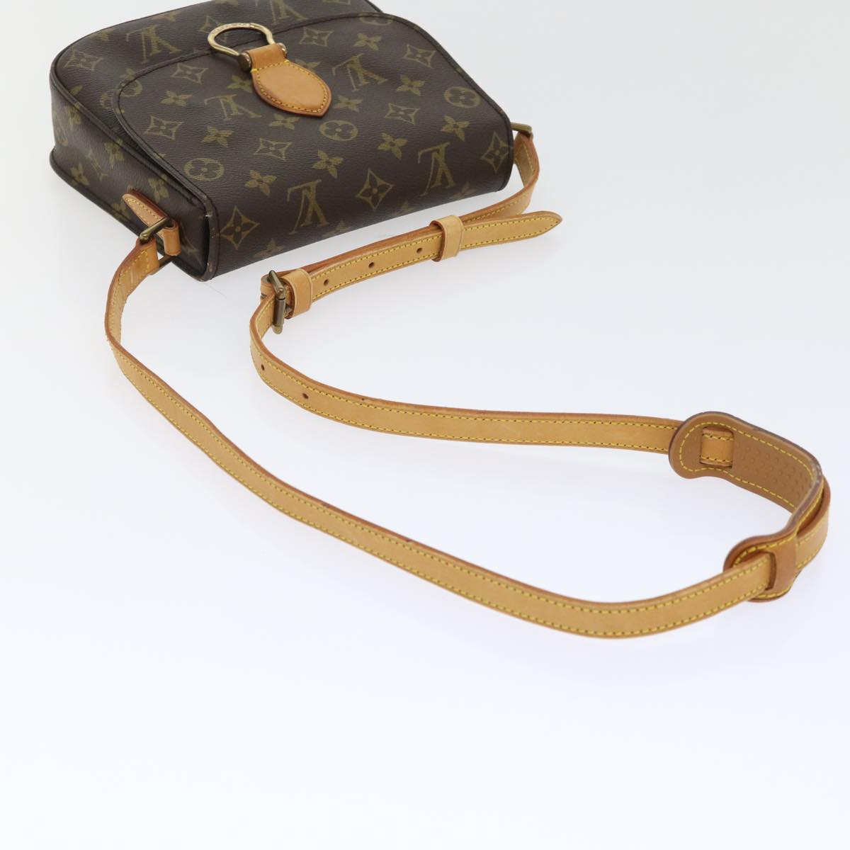 LOUIS VUITTON Monogram Saint Cloud MM Shoulder Bag M51243 LV Auth 53056