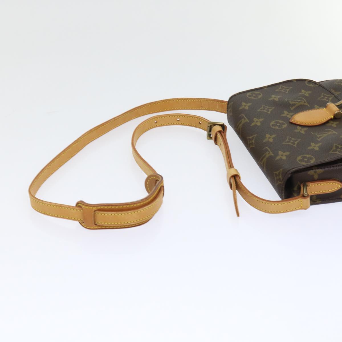 LOUIS VUITTON Monogram Saint Cloud MM Shoulder Bag M51243 LV Auth 53056