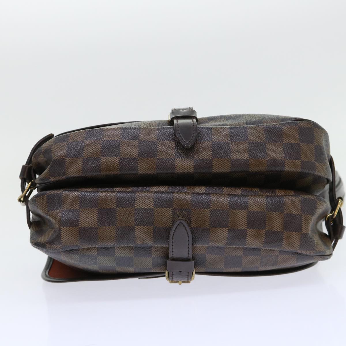 LOUIS VUITTON Damier Ebene Saumur 30 Shoulder Bag N48081 LV Auth 53062