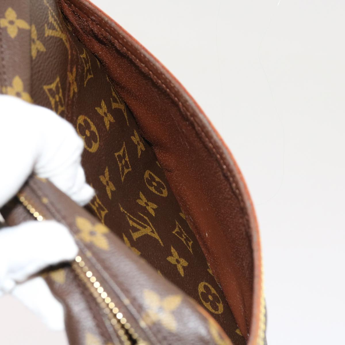 LOUIS VUITTON Monogram Jeune Fille MM Shoulder Bag M51226 LV Auth 53068