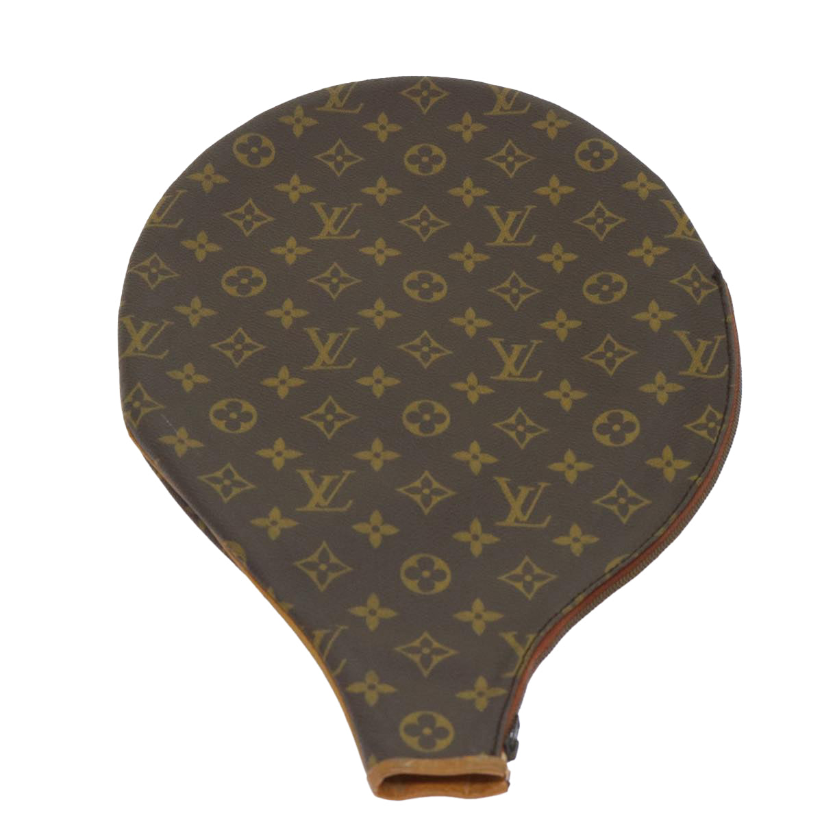 LOUIS VUITTON Monogram Racket Case LV Auth 53070