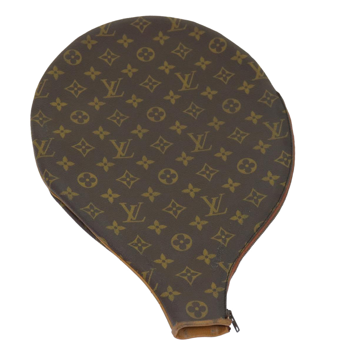 LOUIS VUITTON Monogram Racket Case LV Auth 53071