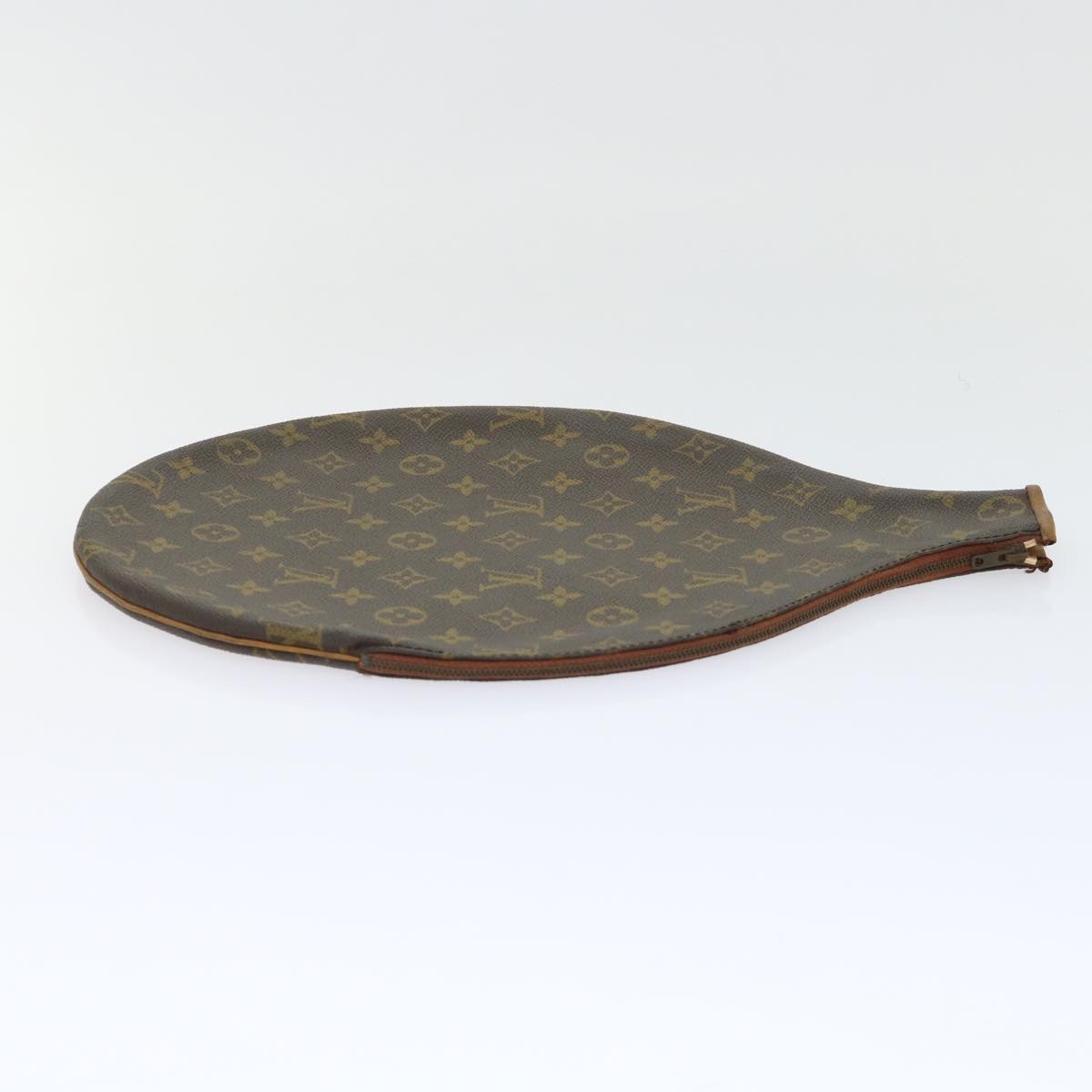 LOUIS VUITTON Monogram Racket Case LV Auth 53071