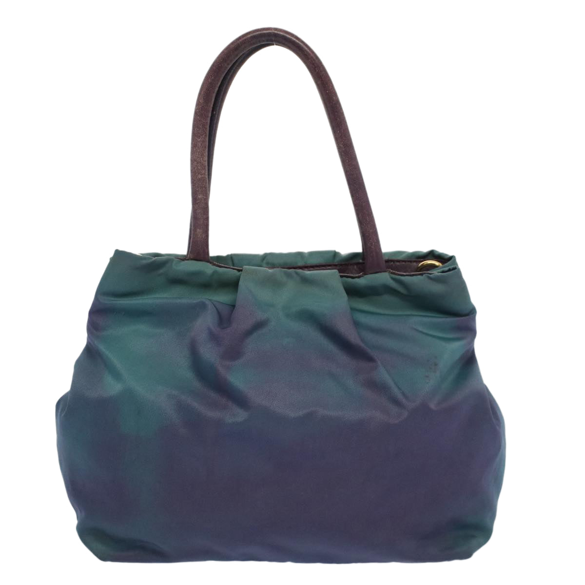 PRADA Hand Bag Nylon 2way Purple Auth 53077 - 0