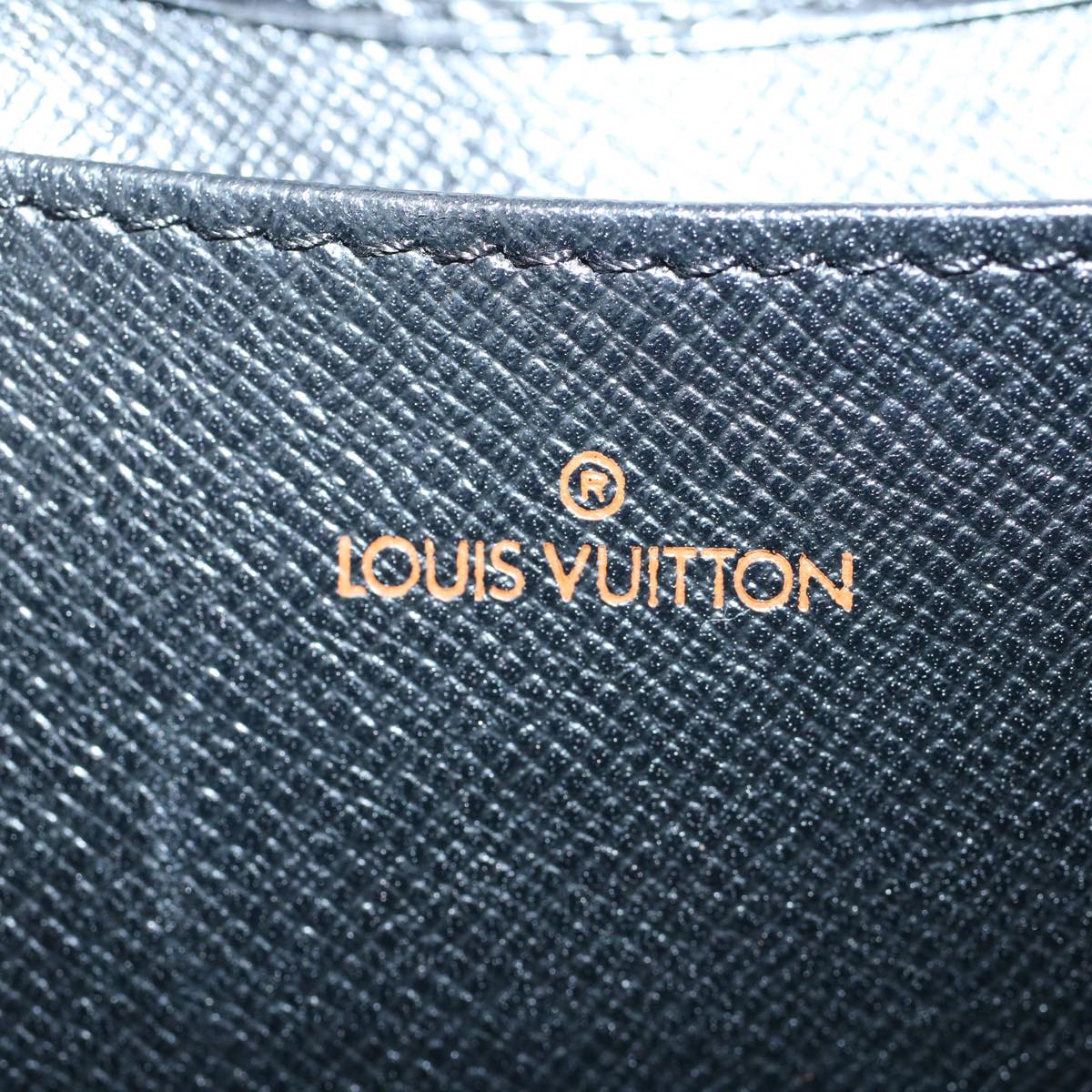 LOUIS VUITTON Epi Art Deco Clutch Bag Black M52632 LV Auth 53099