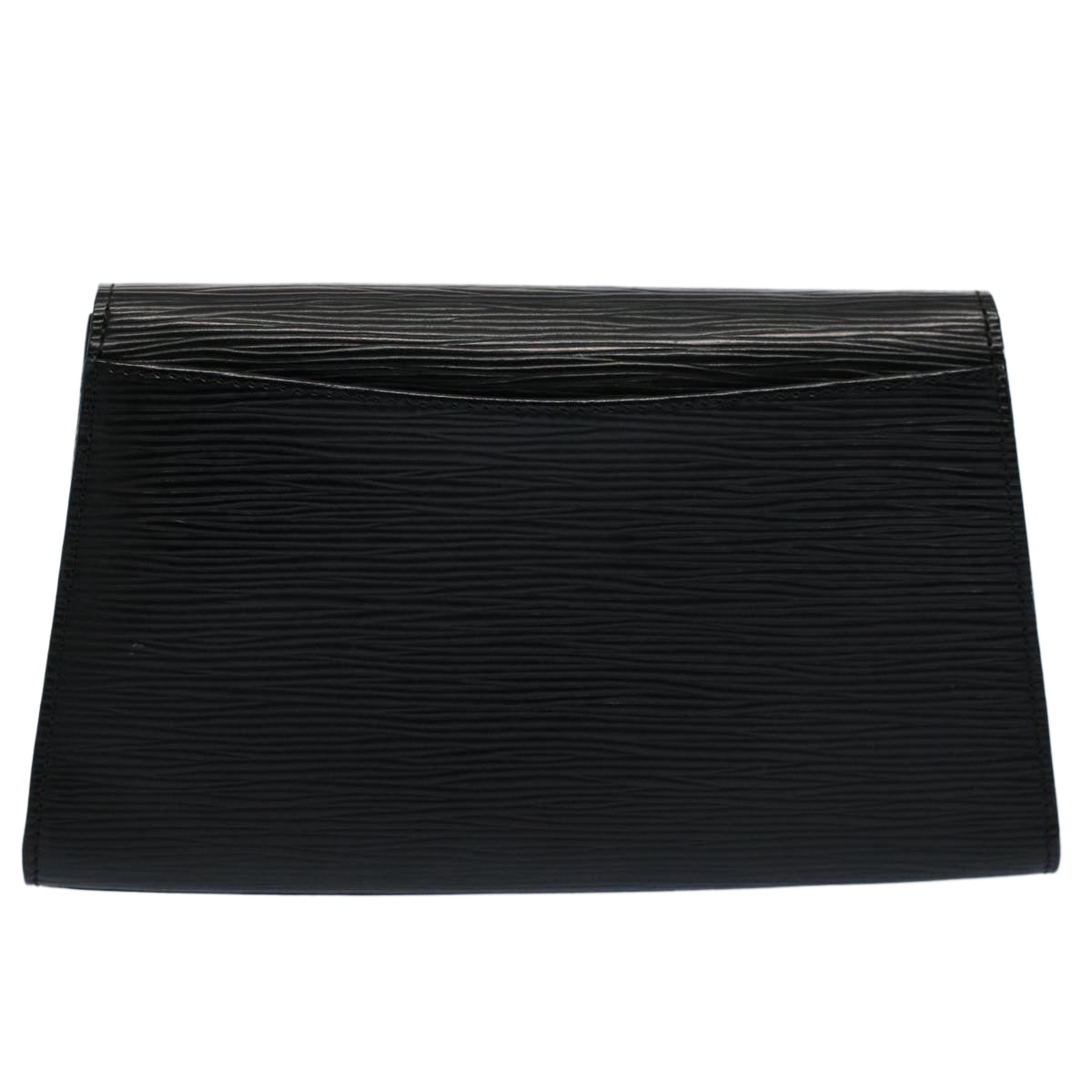 LOUIS VUITTON Epi Art Deco Clutch Bag Black M52632 LV Auth 53099