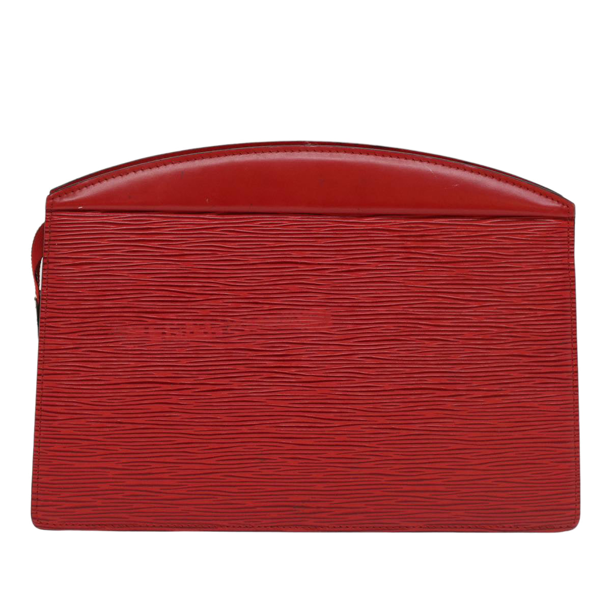 LOUIS VUITTON Epi Trousse Crete Clutch Bag Red M48407 LV Auth 53106 - 0