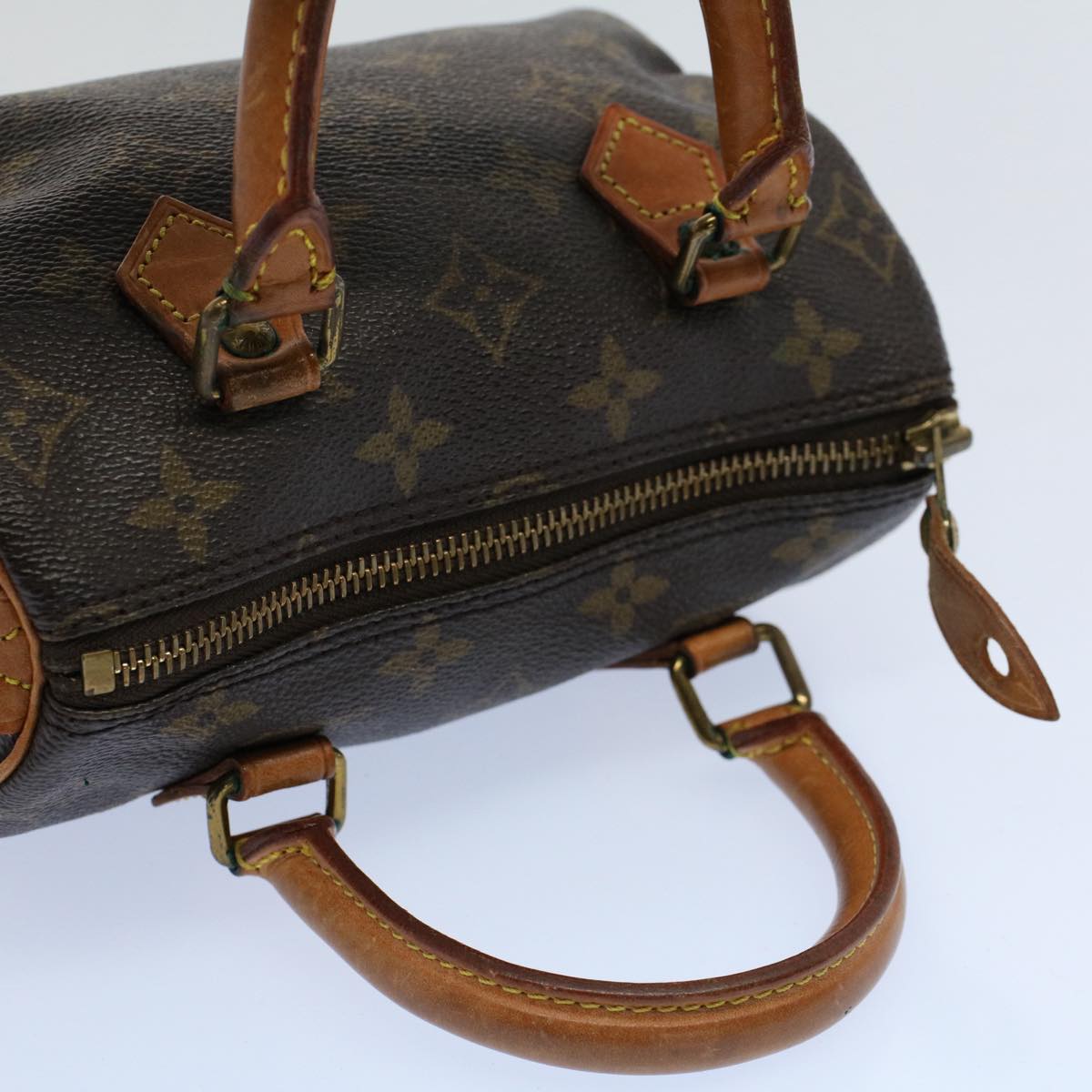 LOUIS VUITTON Monogram Mini Speedy Bandouliere Japon 88 Bag M99014 Auth 53116