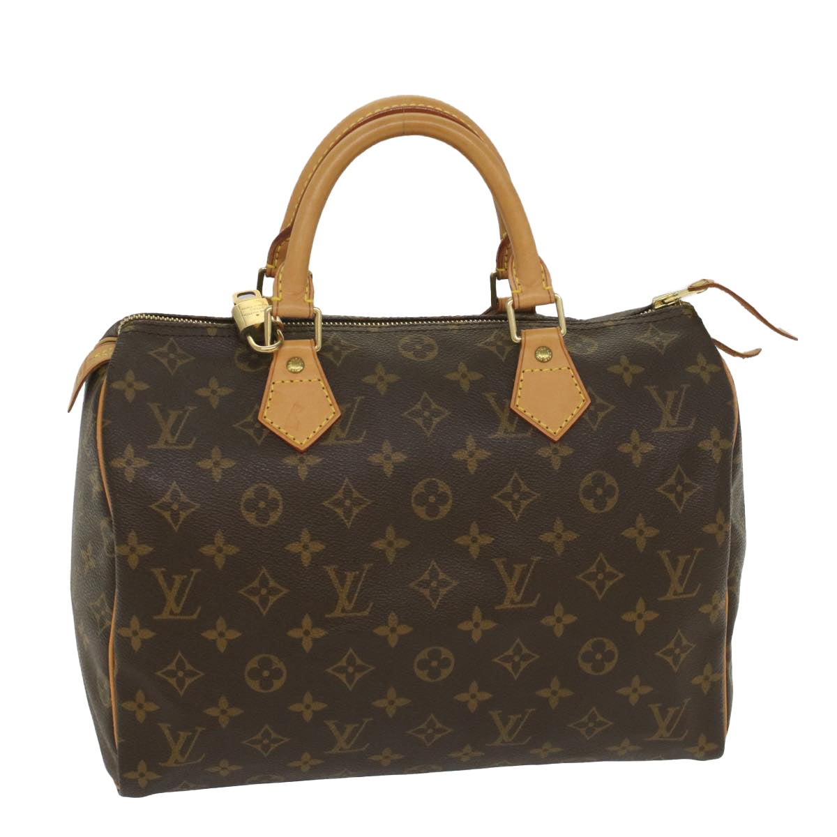 LOUIS VUITTON Monogram Speedy 30 Hand Bag M41526 LV Auth 53127