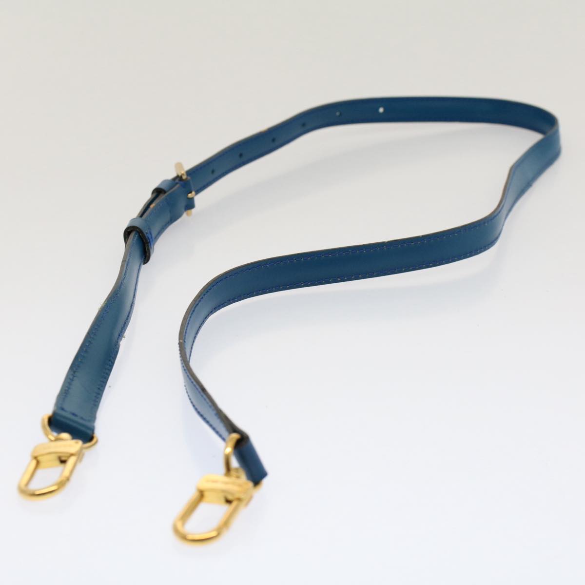 LOUIS VUITTON Epi Adjustable Shoulder Strap 35.8""-42.9"" Blue LV Auth 53130