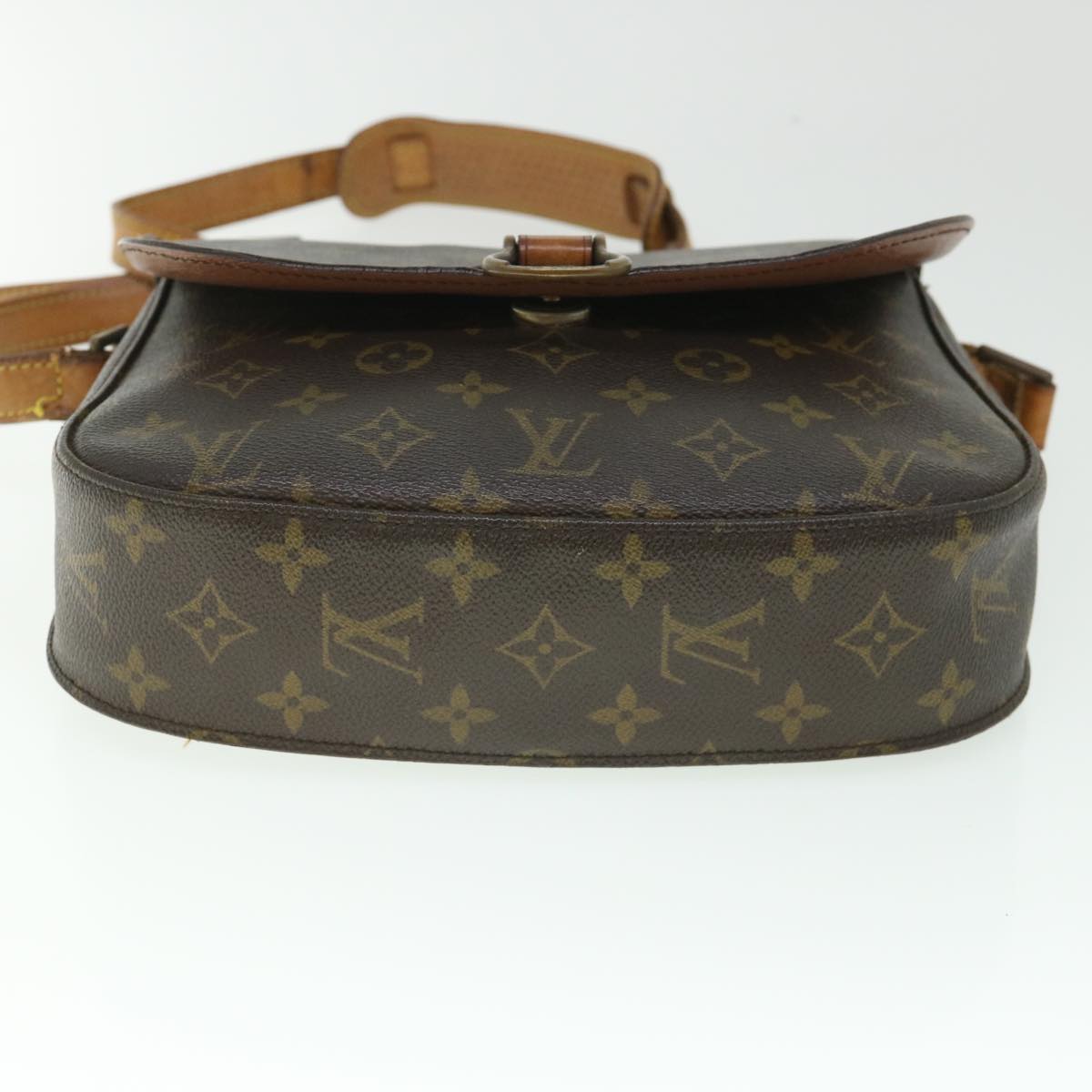 LOUIS VUITTON Monogram Saint Cloud GM Shoulder Bag M51242 LV Auth 53139