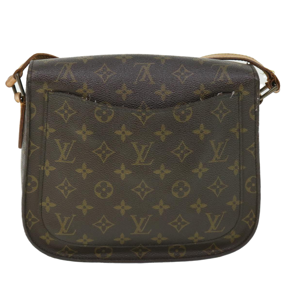 LOUIS VUITTON Monogram Saint Cloud GM Shoulder Bag M51242 LV Auth 53139