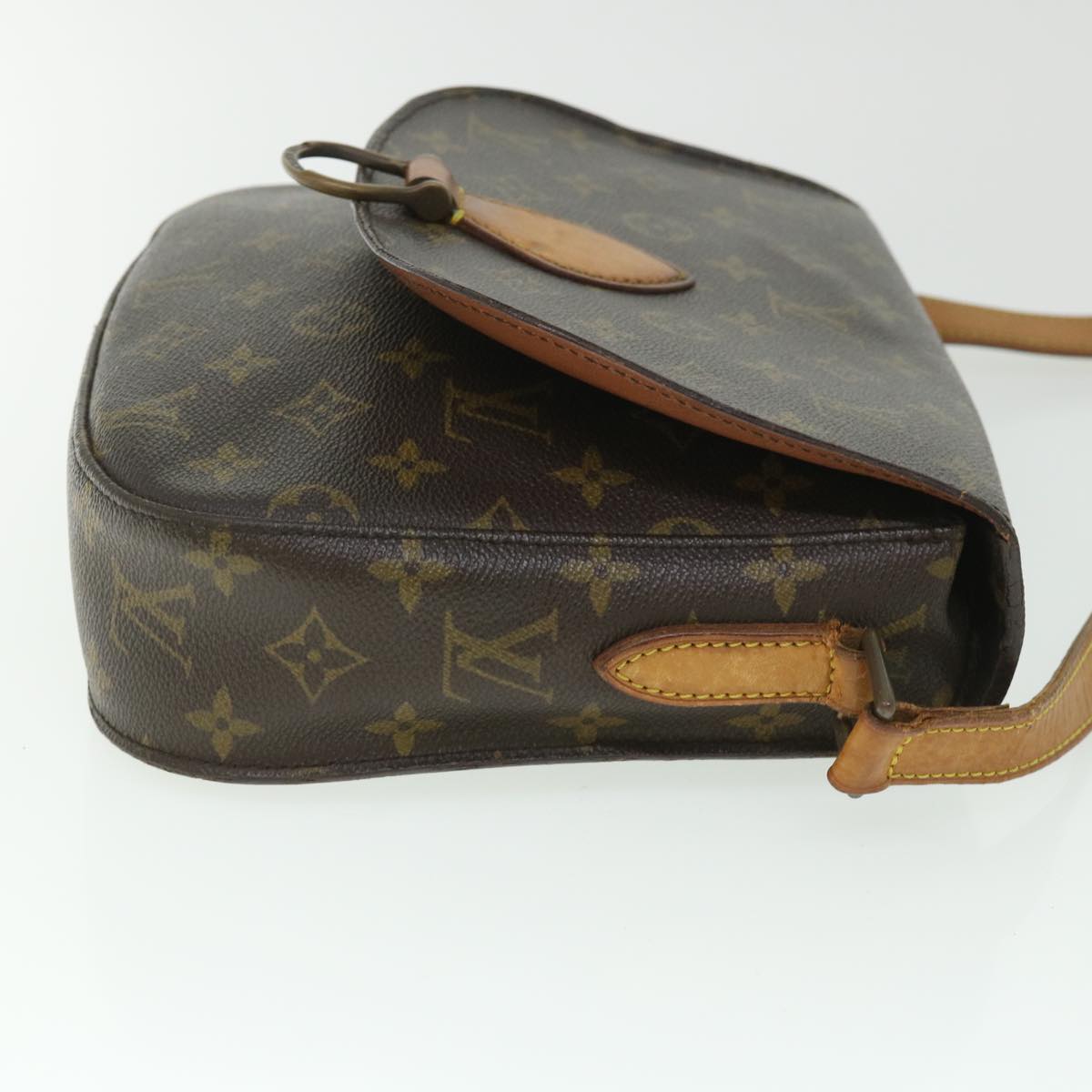 LOUIS VUITTON Monogram Saint Cloud GM Shoulder Bag M51242 LV Auth 53139