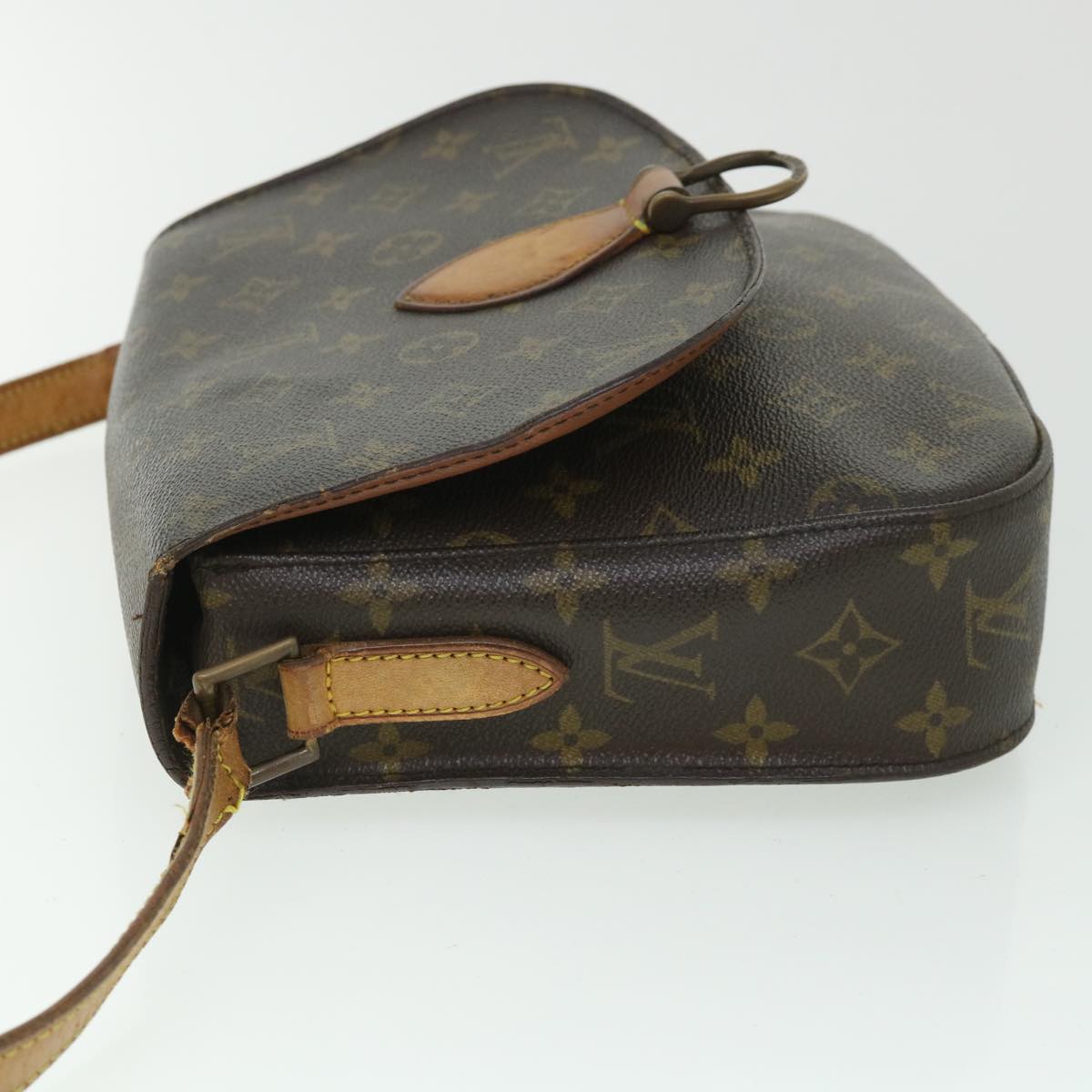 LOUIS VUITTON Monogram Saint Cloud GM Shoulder Bag M51242 LV Auth 53139