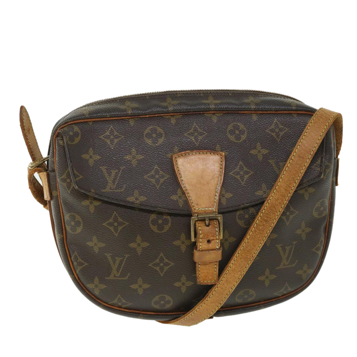 LOUIS VUITTON Monogram Jeune Fille MM Shoulder Bag M51226 LV Auth 53141