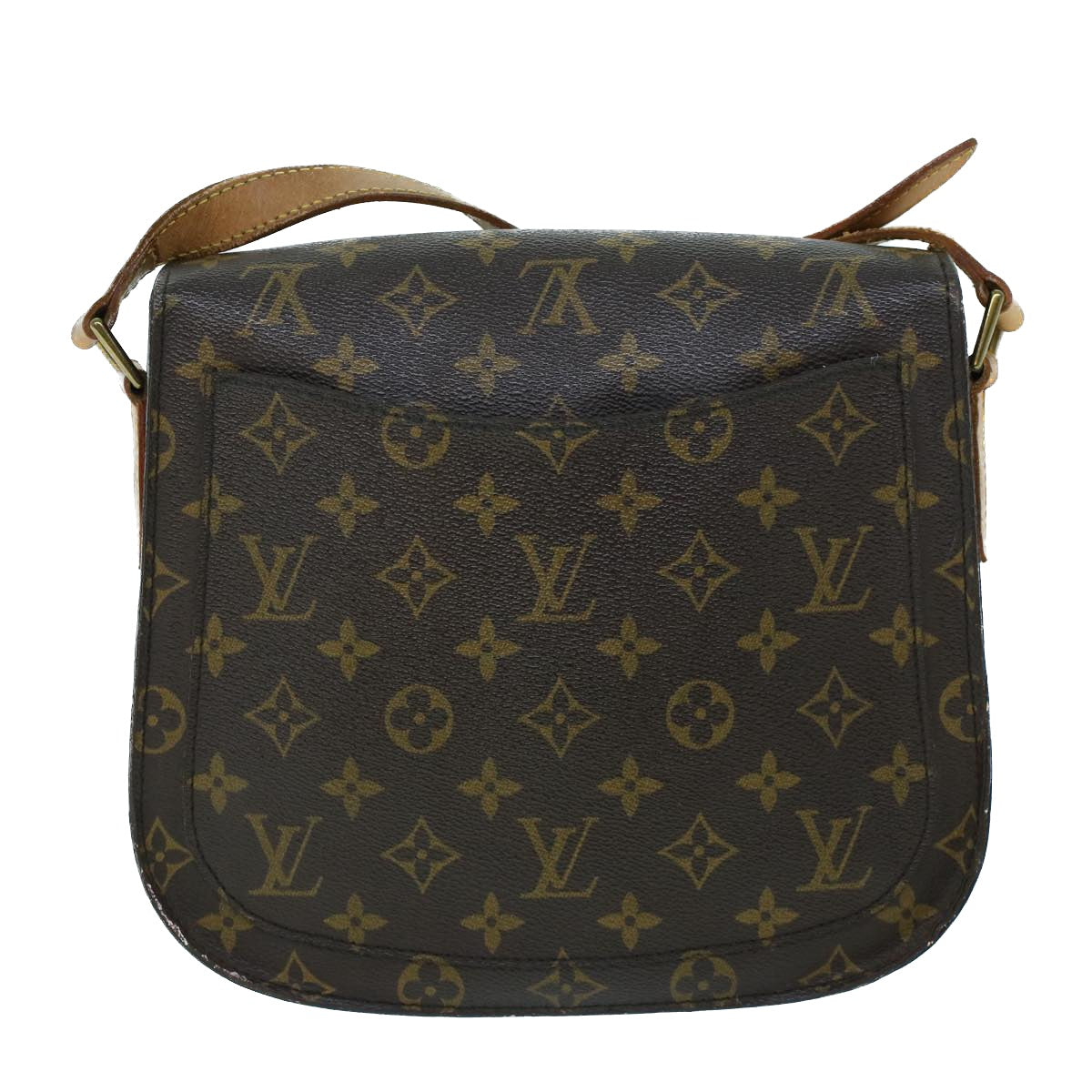 LOUIS VUITTON Monogram Saint Cloud GM Shoulder Bag M51242 LV Auth 53178