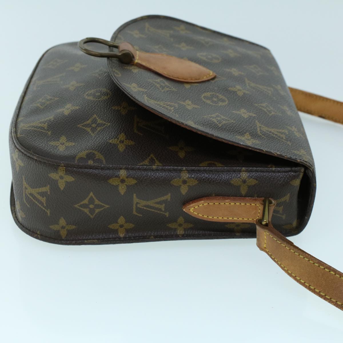 LOUIS VUITTON Monogram Saint Cloud GM Shoulder Bag M51242 LV Auth 53178