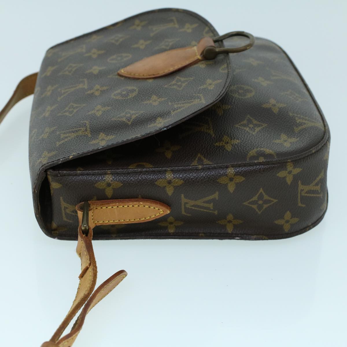 LOUIS VUITTON Monogram Saint Cloud GM Shoulder Bag M51242 LV Auth 53178