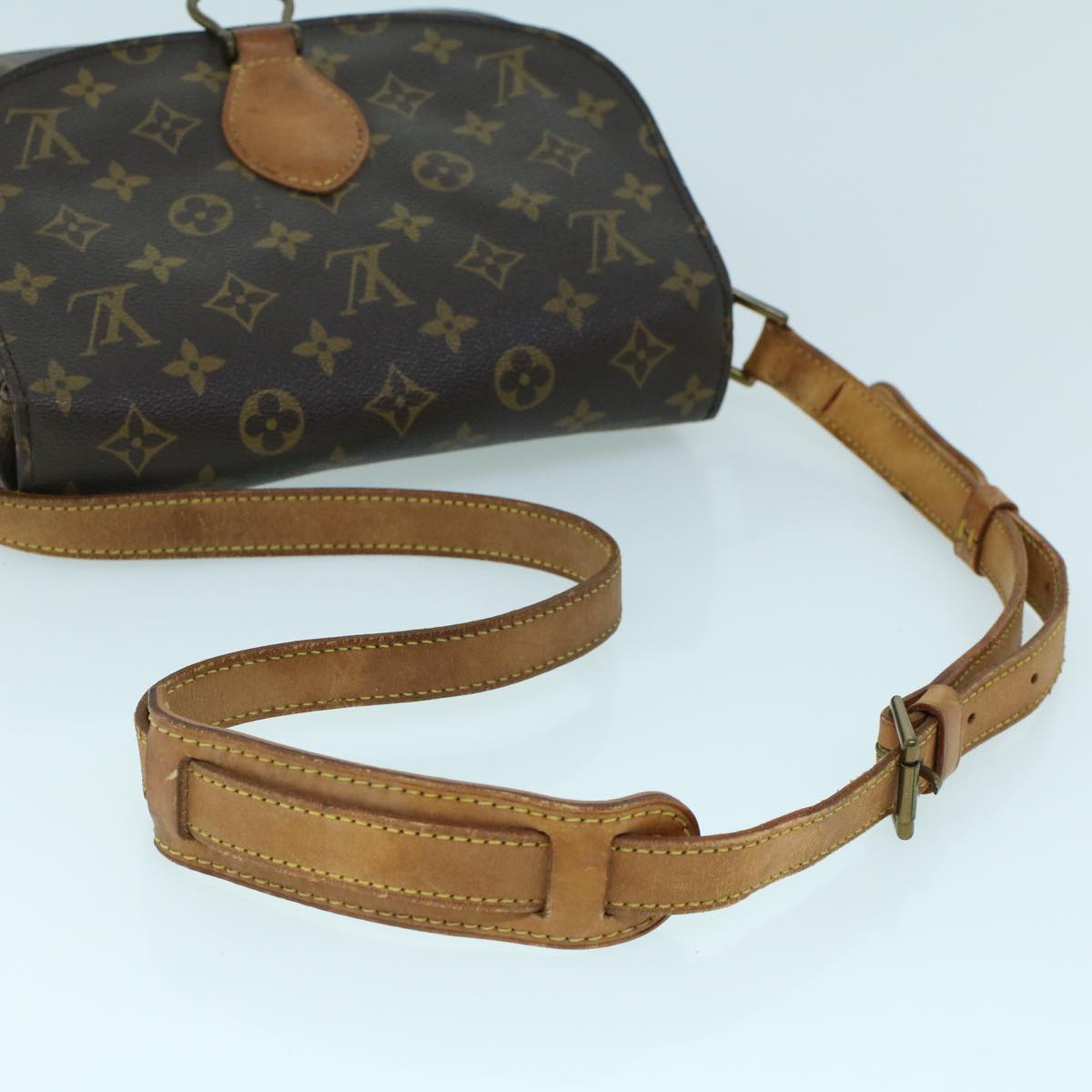 LOUIS VUITTON Monogram Saint Cloud GM Shoulder Bag M51242 LV Auth 53178