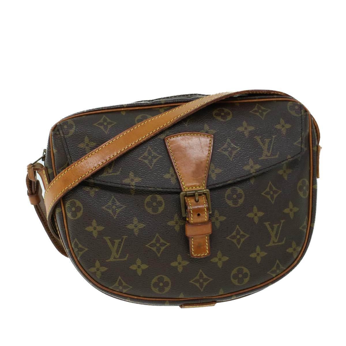 LOUIS VUITTON Monogram Jeune Fille MM Shoulder Bag Vintage M51226 LV Auth 53180