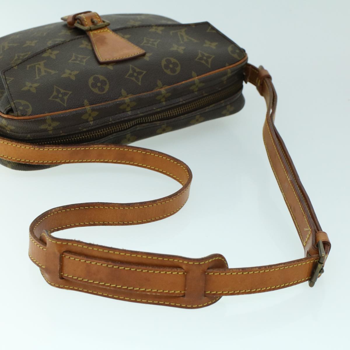 LOUIS VUITTON Monogram Jeune Fille MM Shoulder Bag Vintage M51226 LV Auth 53180