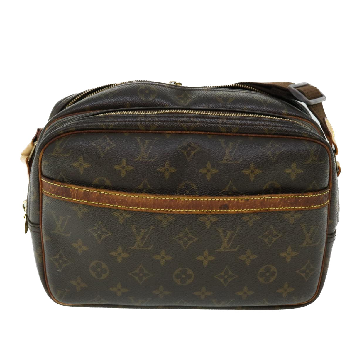 LOUIS VUITTON Monogram Reporter PM Shoulder Bag M45254 LV Auth 53181