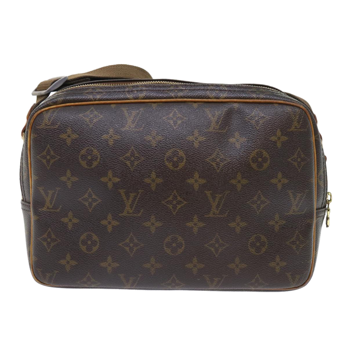 LOUIS VUITTON Monogram Reporter PM Shoulder Bag M45254 LV Auth 53182