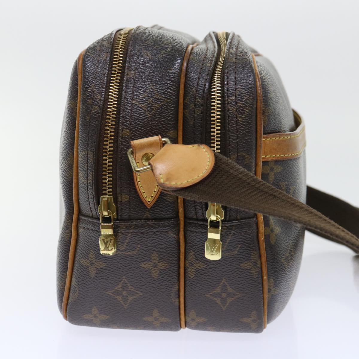 LOUIS VUITTON Monogram Reporter PM Shoulder Bag M45254 LV Auth 53182