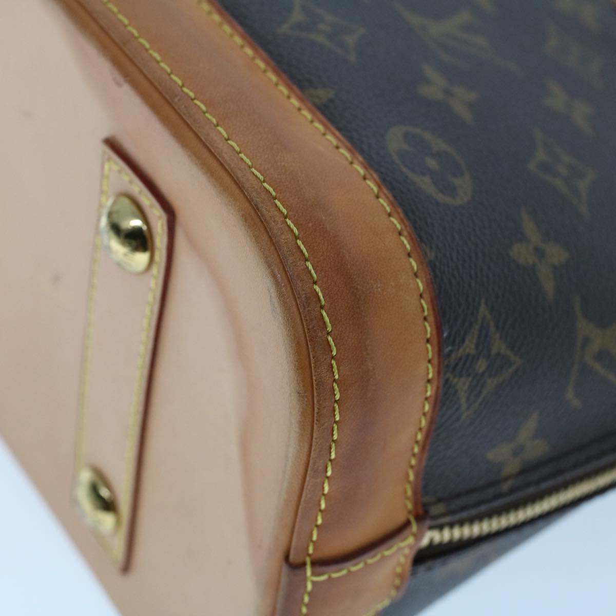 LOUIS VUITTON Monogram Alma Hand Bag M51130 LV Auth 53187