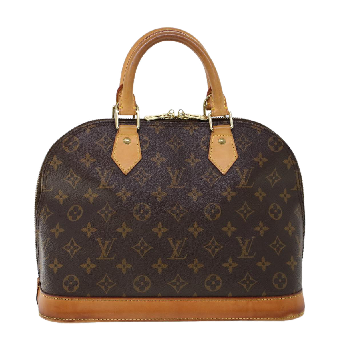 LOUIS VUITTON Monogram Alma Hand Bag M51130 LV Auth 53187