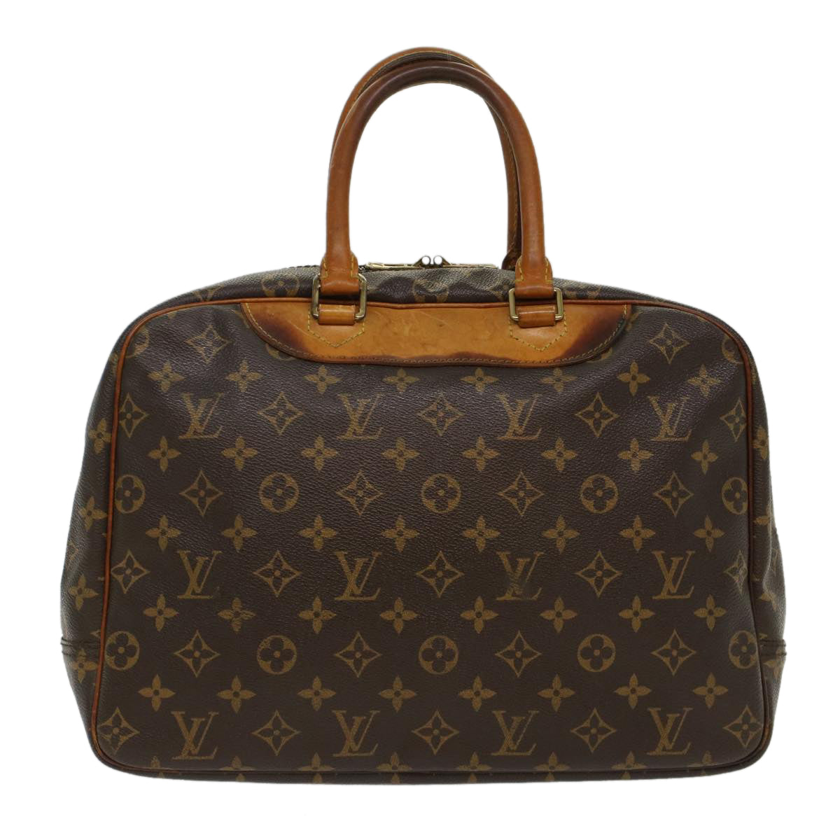 LOUIS VUITTON Monogram Deauville Hand Bag M47270 LV Auth 53189