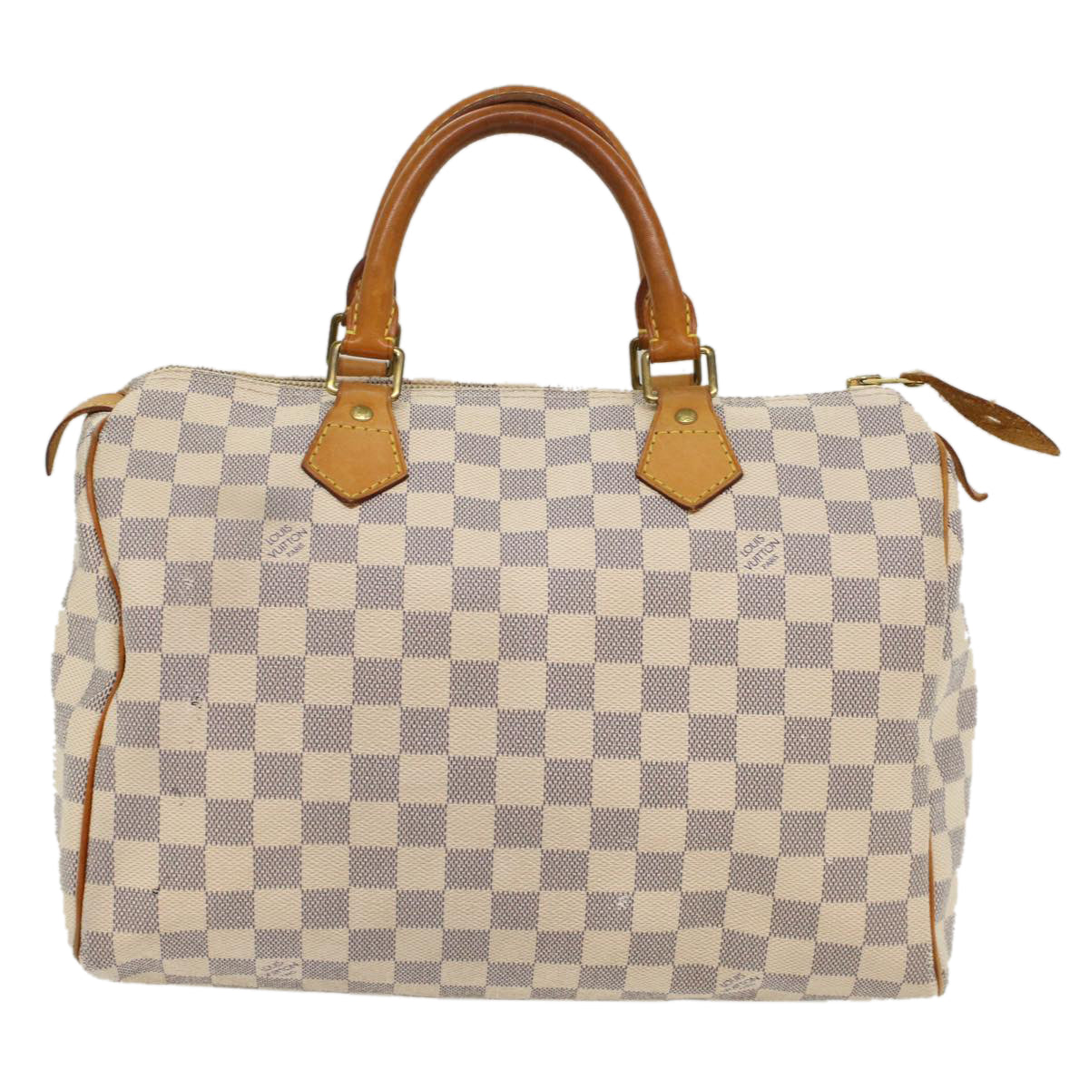 LOUIS VUITTON Damier Azur Speedy 30 Hand Bag N41533 LV Auth 53196