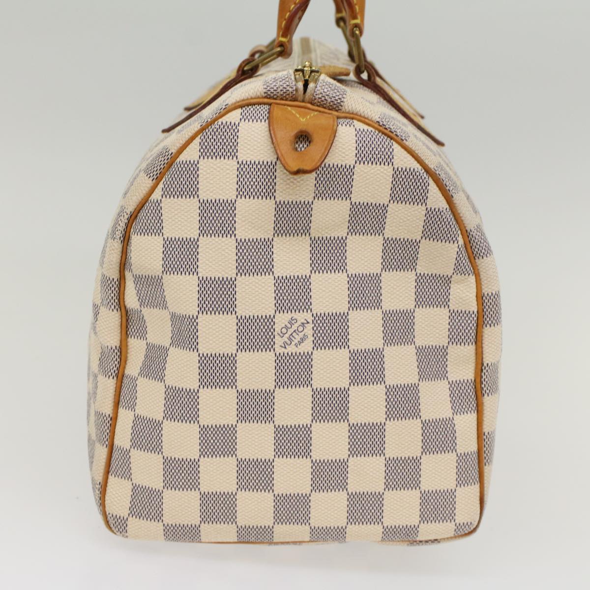 LOUIS VUITTON Damier Azur Speedy 30 Hand Bag N41533 LV Auth 53196