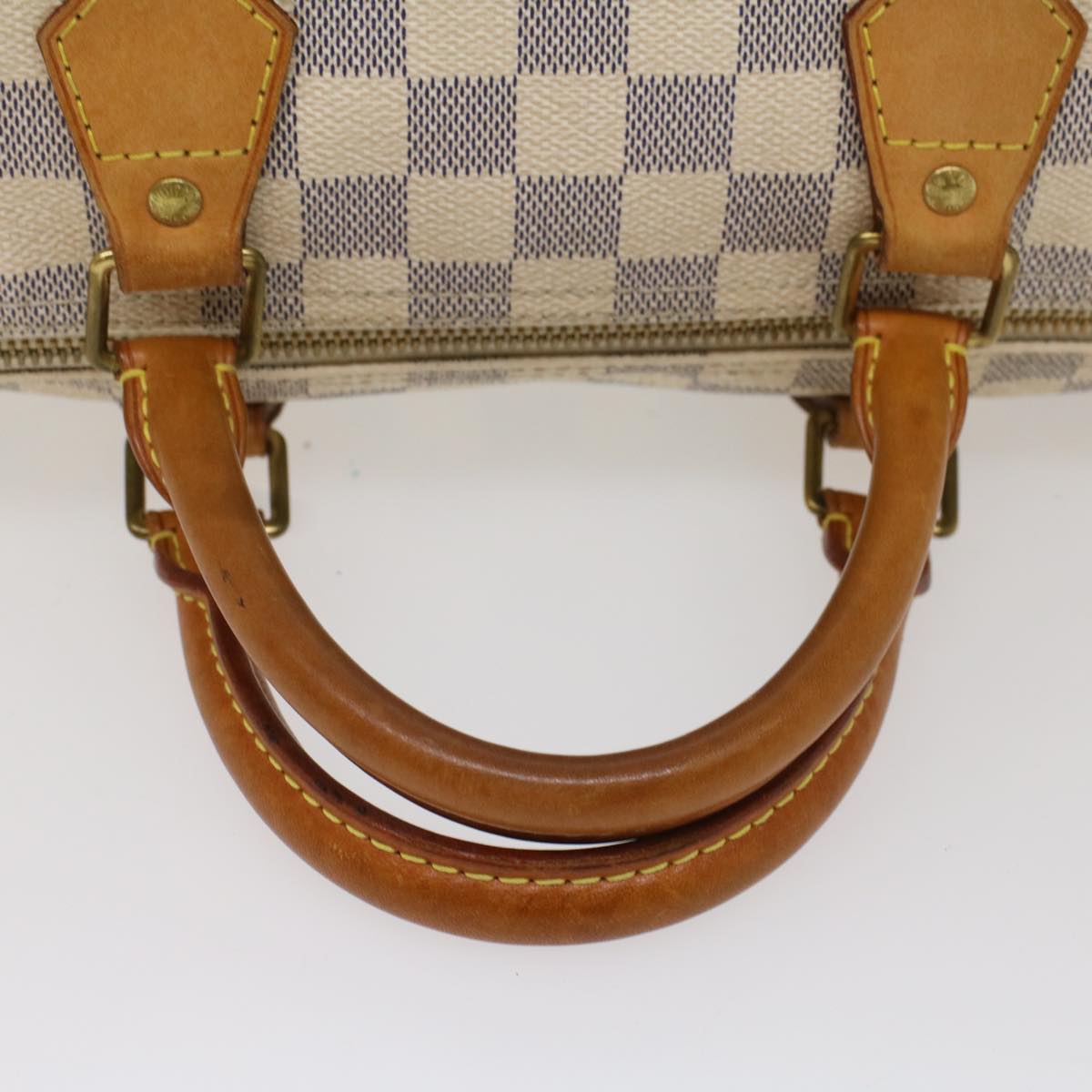 LOUIS VUITTON Damier Azur Speedy 30 Hand Bag N41533 LV Auth 53196