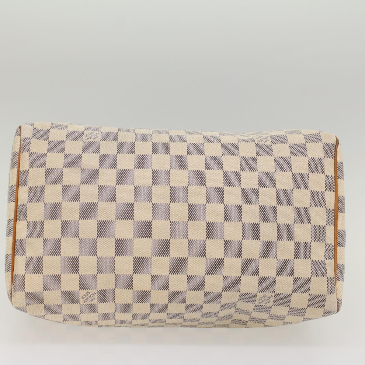 LOUIS VUITTON Damier Azur Speedy 30 Hand Bag N41533 LV Auth 53196