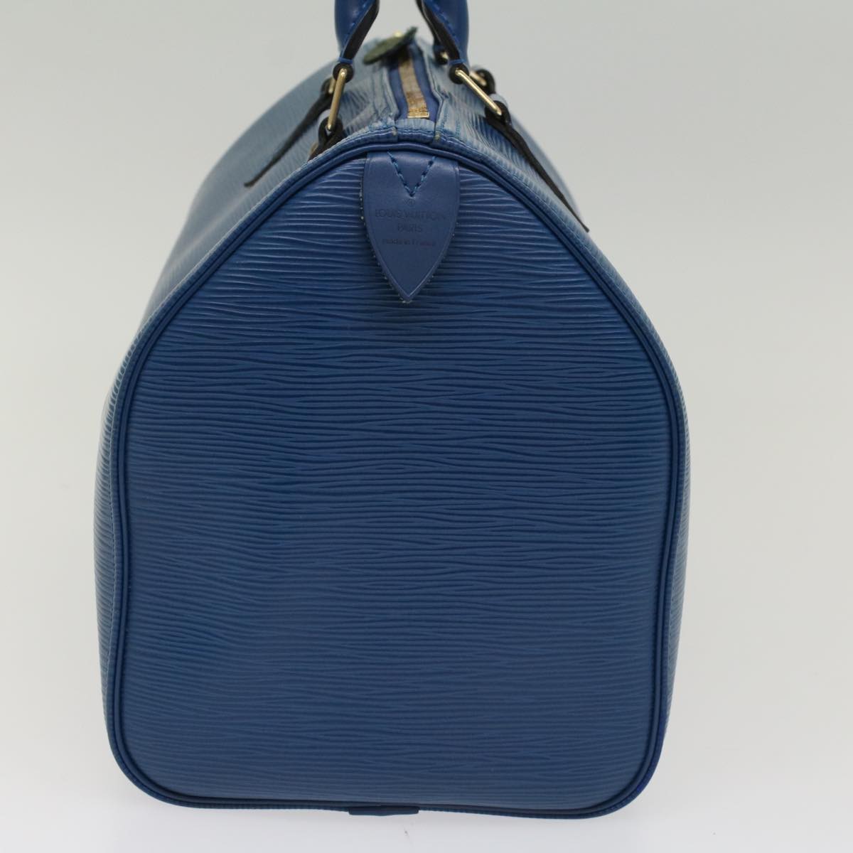 LOUIS VUITTON Epi Speedy 30 Hand Bag Toledo Blue M43005 LV Auth 53230