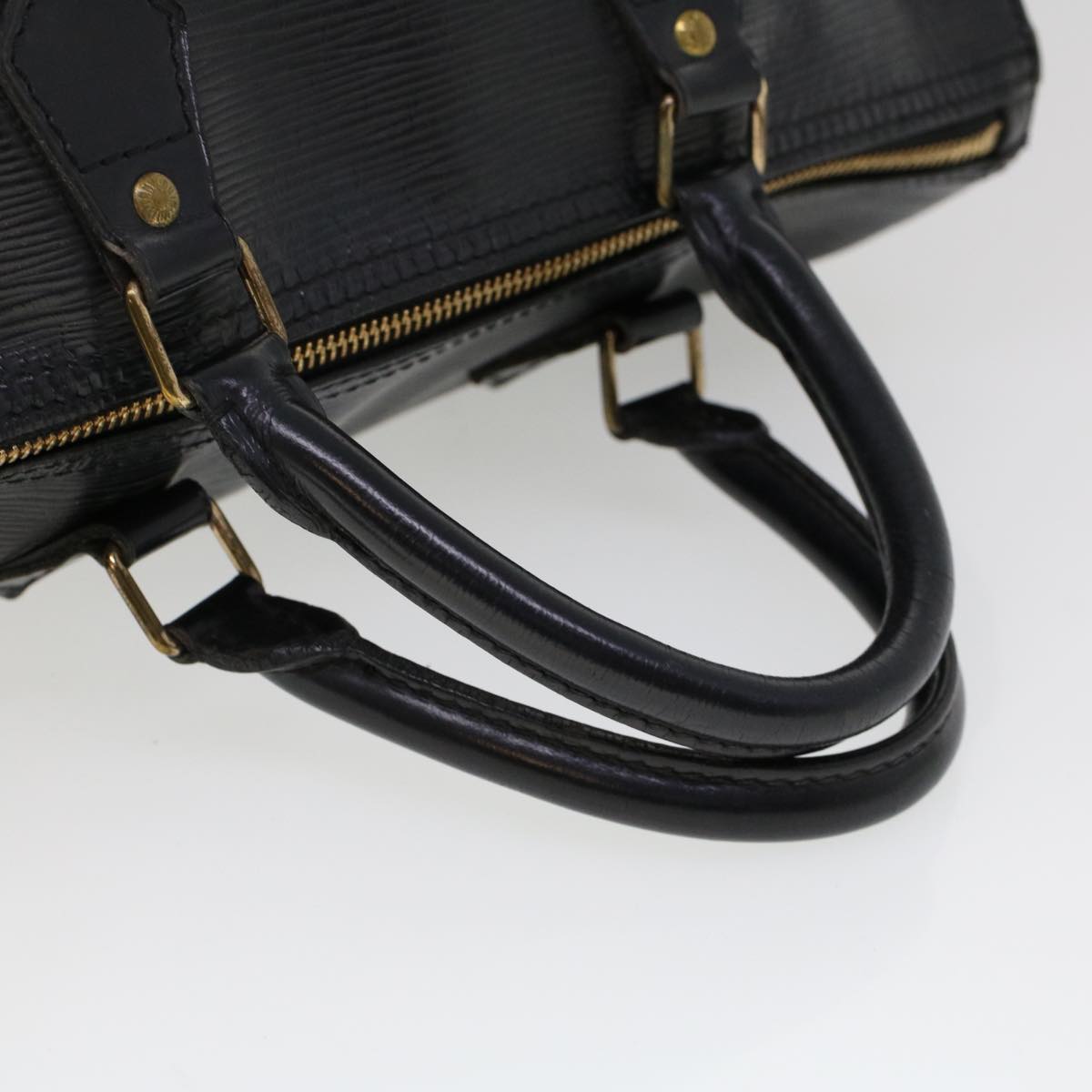 LOUIS VUITTON Epi Speedy 30 Hand Bag Noir Black M43002 LV Auth 53232